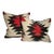 Vintage Hand Made Woven Pillows-Pair For Sale