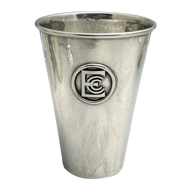 Art Deco Sterling Silver Art Deco Mint Julep Cups For Sale - Image 3 of 12