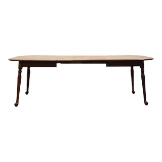 Pennsylvania House Solid Cherry Traditional Style 90" Dining Table For Sale