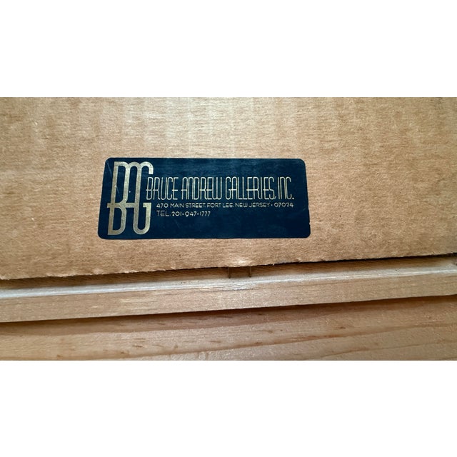 George Braques French Enameled Copper Plaque For Sale - Image 10 of 10