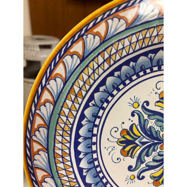 Mediterranean 1910s Mediterranean William Sonoma Mediterranean Salad Plates - Set of 8 For Sale - Image 3 of 6