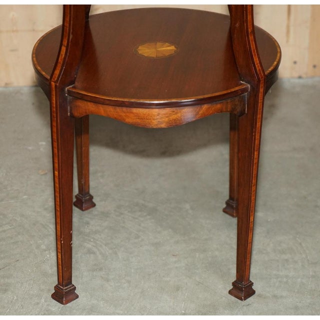 Antique Sheraton Revival Hardwood Side Table, 1880 For Sale - Image 11 of 14