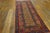 Persian 1880s Yellow Diamond Antique Nw Persian Rug 4'4" X 11'6" Handmade Wool Carpet For Sale - Image 3 of 6