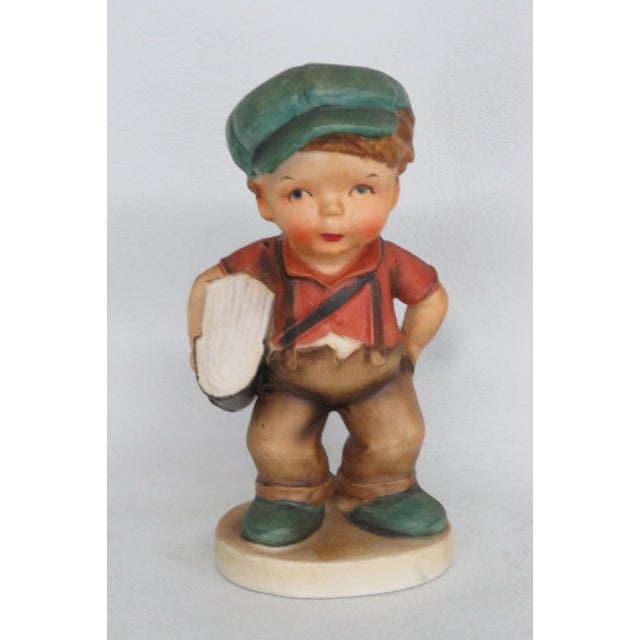 This adorable Paper Boy Figurine is made of ceramic. This charming vintage figurine titled "The News Boy" and was made by...