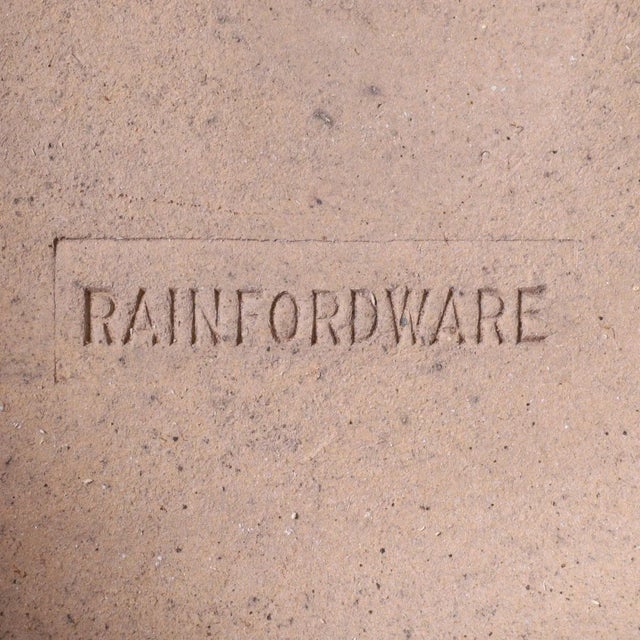 Archibald Knox Pair of Art Nouveau Glazed Terra Cotta Plant Stands For Sale - Image 9 of 10