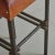 Mid-Century Modern Brutalist Forged Iron + Cognac Leather Stool, France 1960s For Sale - Image 3 of 11