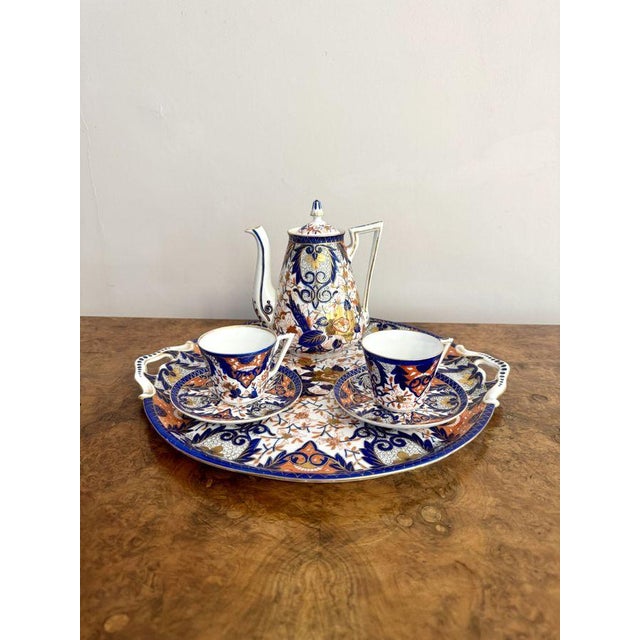 19th Century Porcelain Coffee Set, 1860, Set of 6 For Sale - Image 3 of 9