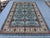 Blue Sultanabad Hand-Knotted Wool Rug - 6'8" X 9'10" For Sale - Image 4 of 15