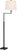 Traditional Suzanne Kasler by Visual Comfort Signature Greer Adjustable Bridge Floor Lamp in Bronze with Linen Shade For Sale - Image 3 of 3