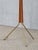 Brass and Teak Tripod Floor Lamp from Möllers Armatur Eskilstuna, Sweden, Late 1950s For Sale - Image 6 of 10