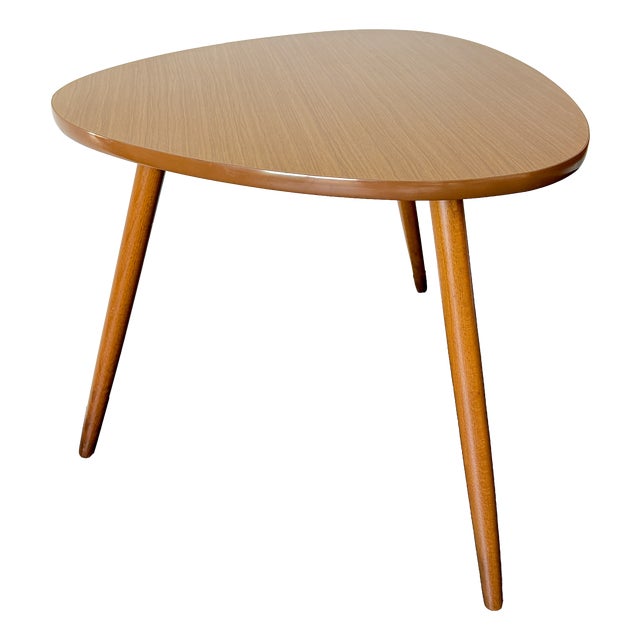 LargeMid-Century Modern Triangular Formica Coffee Table, 1960s For Sale