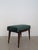 Mid-Century Modern Italian Bench in Wood and Green Velvet, 1950s For Sale - Image 3 of 10