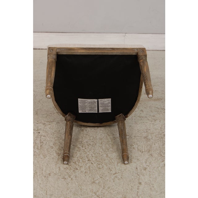 Set of 8 Restoration Hardware Oak Dining Chairs For Sale - Image 17 of 18