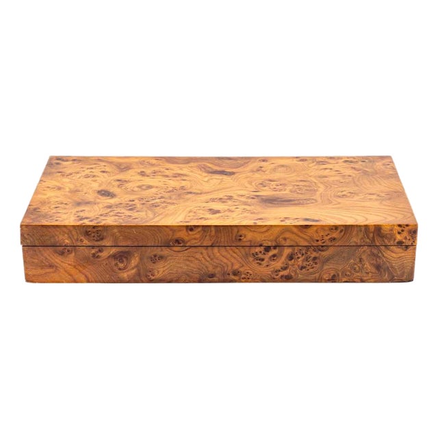 Large Vintage Maple Box, Italy, 1960s For Sale