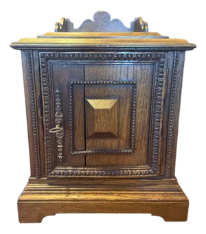 Georgian Miniature Oak Cabinet - Apprentice / Master's Sample England, C. 1765-1795