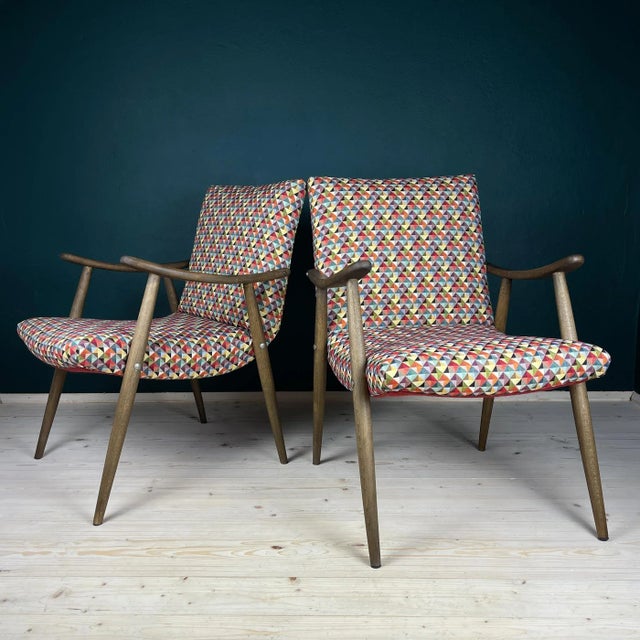Mid-Century Bobi Armchair from Meblo, Former Yugoslavia, 1960s, Set of 2 For Sale - Image 4 of 18