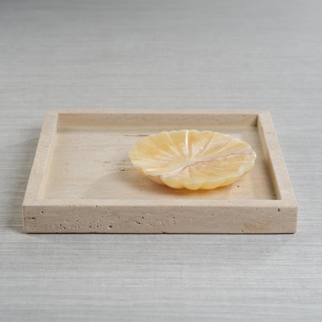 Arrange your beauty essentials into a stunning display of products by bringing home this marble vanity tray. This...