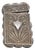 Filigree Silver Cartoneira with Removable Lid For Sale
