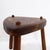 Rustic Tripod Stool with Triangular Seat, 1960s For Sale - Image 12 of 14