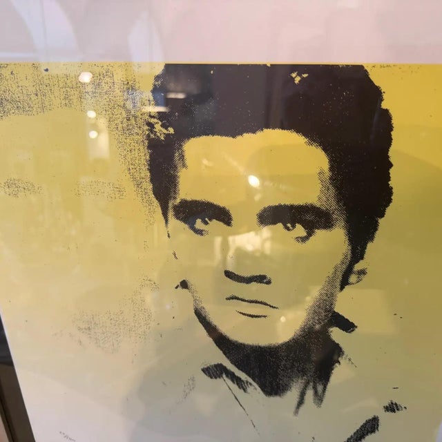 21st Century Framed Pop Art 22/100 Elvis Presley Lithography by Andy Warhol For Sale - Image 10 of 13