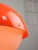 Italian Space Age Orange Acrylic Glass and Brass Pendant Lamp, 1970s For Sale - Image 14 of 16