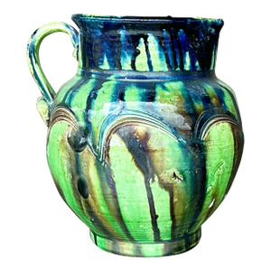 Vintage Boho Studio Pottery Pitcher