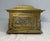 Brass Large Antique Spanish Baroque 2 Tone Heavy Brass Ornate Dresser Casket Desk Box For Sale - Image 8 of 16