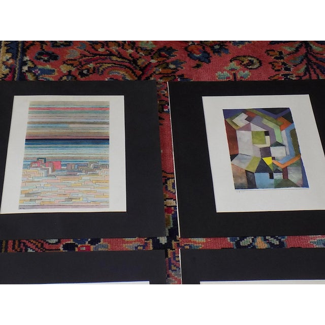 Mid-Century Modern Authentic Vintage Mid 20th Century Modern Paul Klee Abstract Lithographs - Set of 9 For Sale - Image 3 of 11