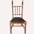 French Bobbin Wood Turned Barley Twist and Leather Chair, 1850s For Sale - Image 14 of 14