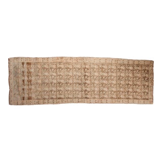 Vintage Distressed Karabagh Rug Runner - 3'9" X 11'2" For Sale