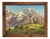 Jungfrau Massif Landscape, Early 1900s, Oil on Board, Framed For Sale