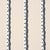 SAMPLE - Schumacher Rousseau Stripe Wallpaper In Noir & Cream For Sale
