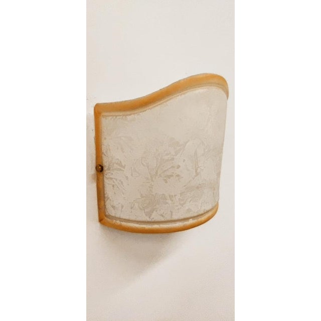 Glass Fan Wall Light For Sale - Image 10 of 17