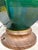 1960s Mid-Century Modern Blue & Green Teardrop Shape Drip Glaze Ceramic Table Lamp For Sale In New York - Image 6 of 7