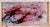 Textile Red Splatters on Grey Field - Abstract Expressionist in Acrylic on Linen by D Whalen For Sale - Image 7 of 10
