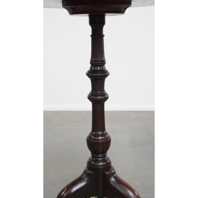 Antique Early 19th Century English Side Table with Single Piece Top For Sale - Image 4 of 11