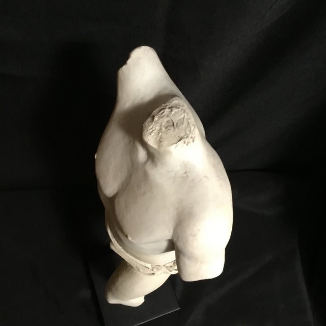 Headless Armless Feetless White Plaster Male With Loin Cloth Greek