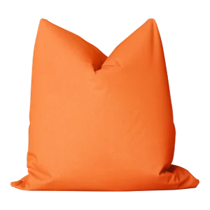 Florescent Neon Orange Throw Pillow
