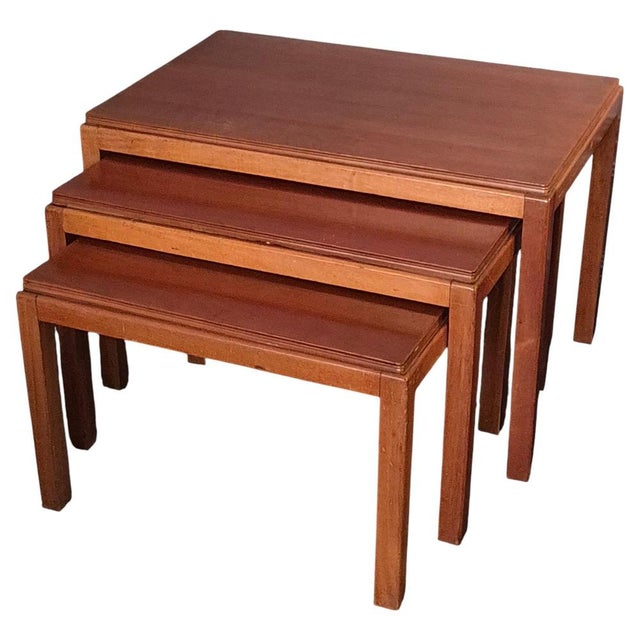 Mid-Century Modern Classic Nesting Table by Russell Gordon for Russel & Broadway, 1950s, Set of 3 For Sale - Image 13 of 13