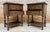 Early 20th Century French Nightstands In Carved Walnut Two Drawers And Shelf, Set Of 2 For Sale - Image 18 of 18