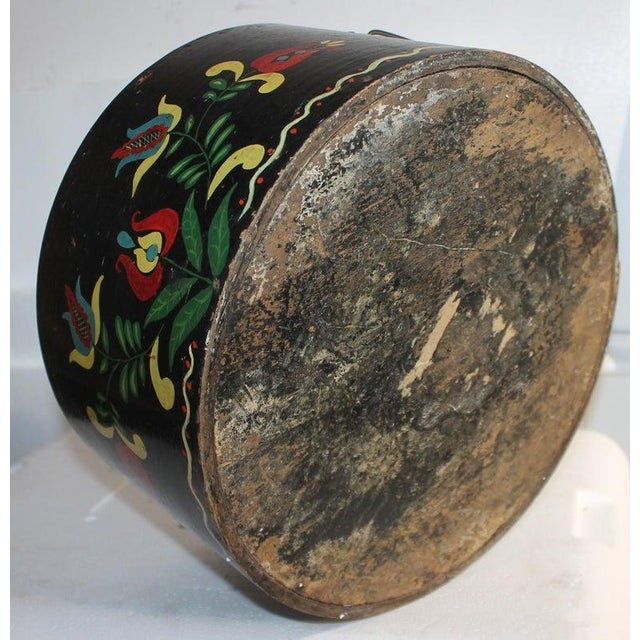 Wood 19Thc Paint Decorated Pa. Dutch Pantry Box For Sale - Image 7 of 7