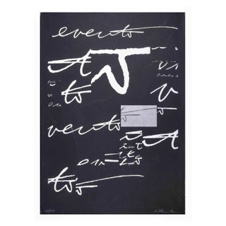 Plinio Mesciulam, Abstract Composition, Original Screen Print, 1973 For Sale