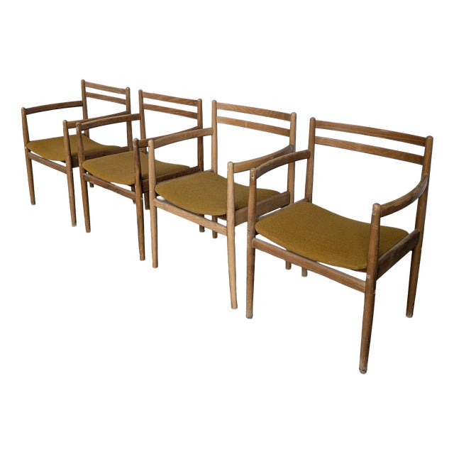 Mid-Century Yugoslav Dining Chair from Stol Kamnik, 1970s, Set of 4 For Sale