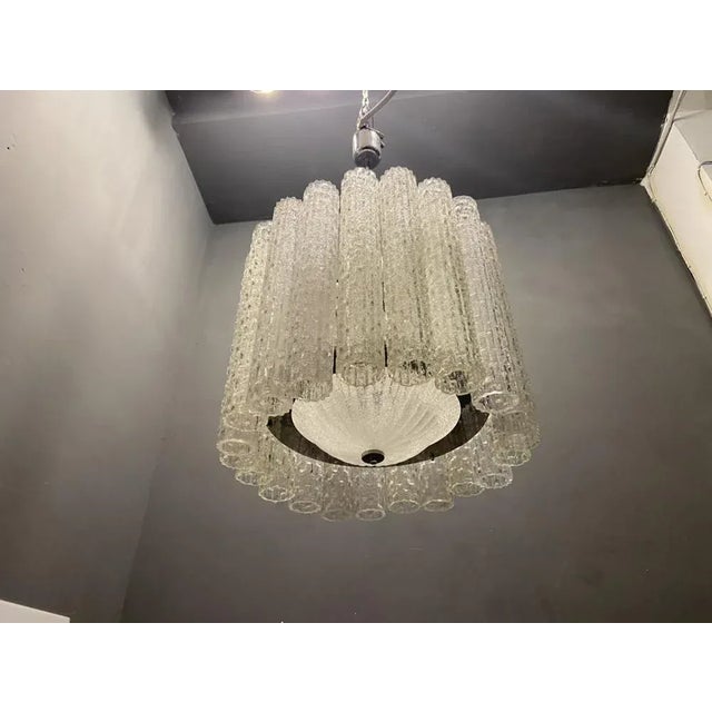 Toni Zuccheri Large Mid-Century Murano Glass Chandelier by Toni Zuccheri, 1970s For Sale - Image 4 of 11