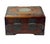 Brown Chinese Rosewood Strongbox With Jade and Brass, Circa 1920s For Sale - Image 8 of 9