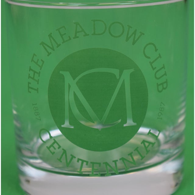 Sz: 3 1/2"H x 3 1/8"D Located on eighteen plus acres The Meadow Club, founded in 1887, is a private tennis club where the...