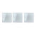 Mid-Century German Minimalist Wall or Ceiling Lamps from Rzb, Set of 3 For Sale