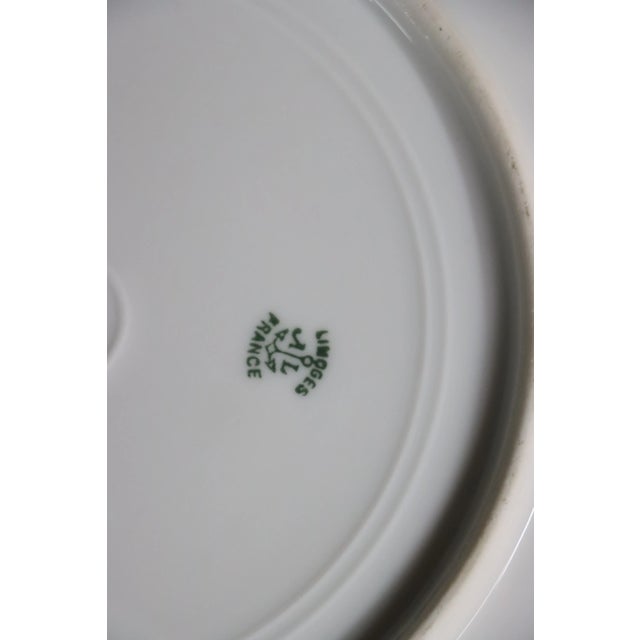 Ceramic Limoges Fish Decorated Plate Set/4 For Sale - Image 7 of 9