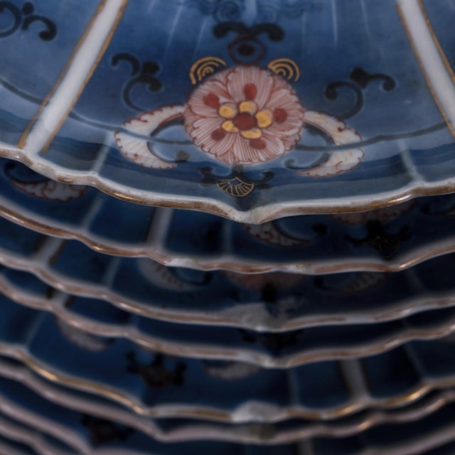 18th Century Chinese Kangxi Imari Plates- Set of 13 For Sale - Image 11 of 13