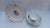 Vintage Porcelain Coffee & Tea Trio Set with Hand-Painted Blue Anemone from Meissen , 1970, Set of 3 For Sale - Image 4 of 10